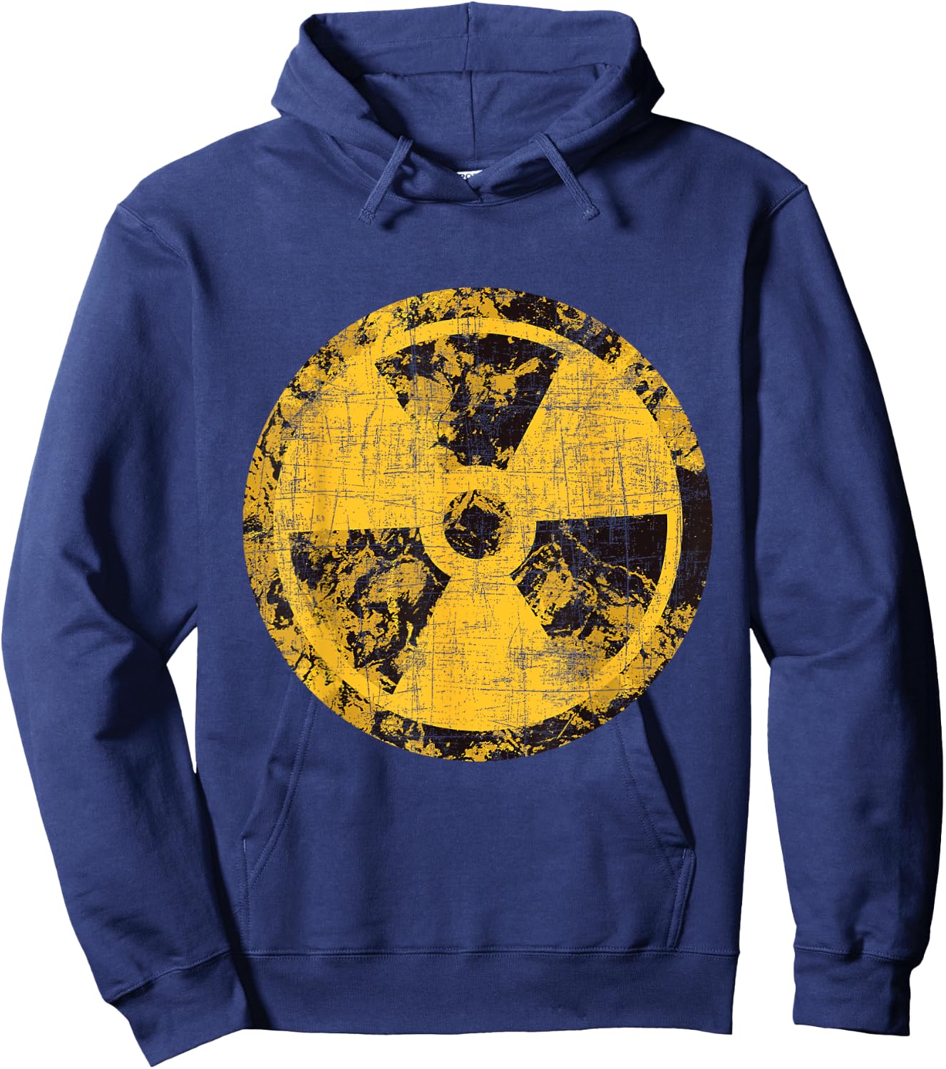Biohazard Radioactive Sign - Science Lover Nuclear Engineer Hoodie - Hoodie | Navy