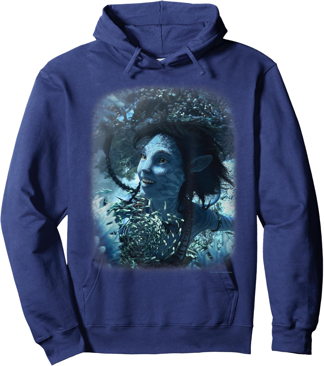 Avatar: The Way of Water Kiri Joy Beneath the Waves Na'vi Hoodie - Hoodie | Navy