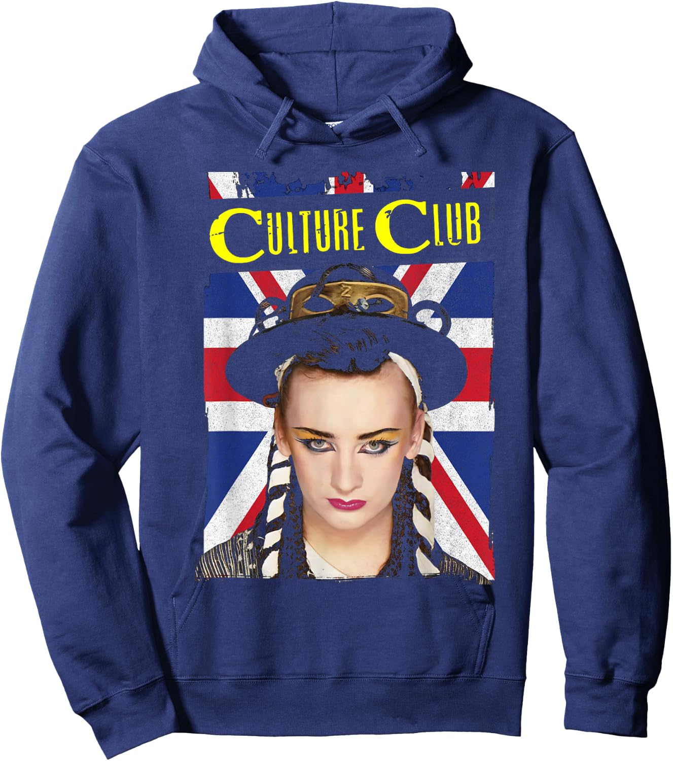 Culture Club – Union Jack Hoodie - Hoodie | Navy