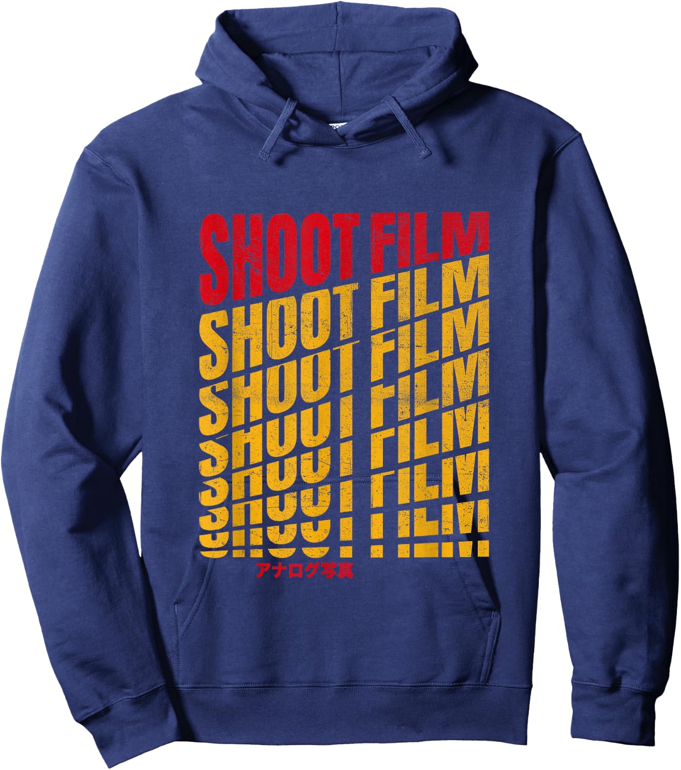 Shoot Film Retro Analogue Film Camera Analog Photography Hoodie - Hoodie | Navy