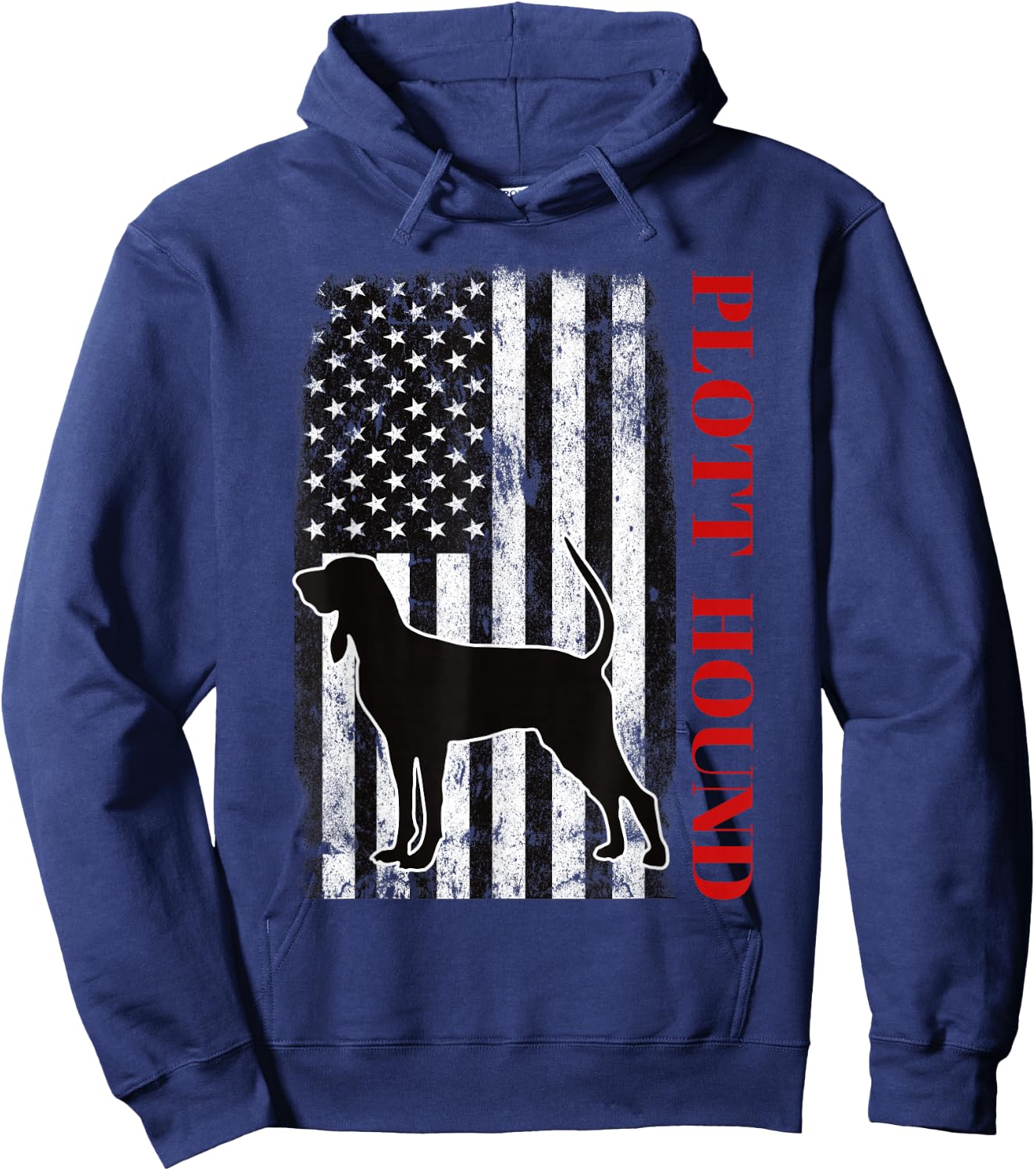 American Plott Hound Hoodie - Hoodie | Navy
