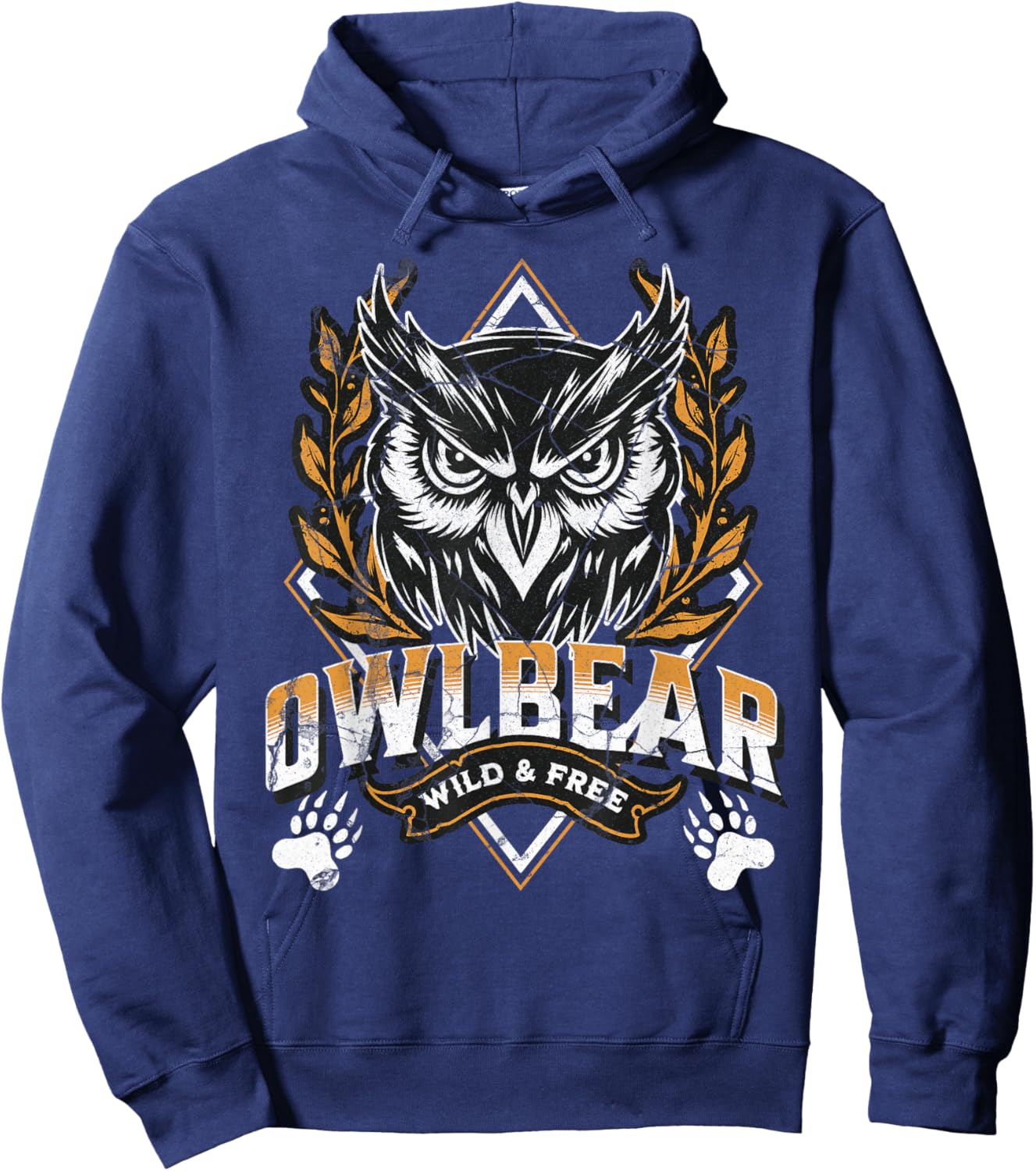 Owlbear Designs Black Owlbear Women's Medium Hoodie - Hoodie | Navy