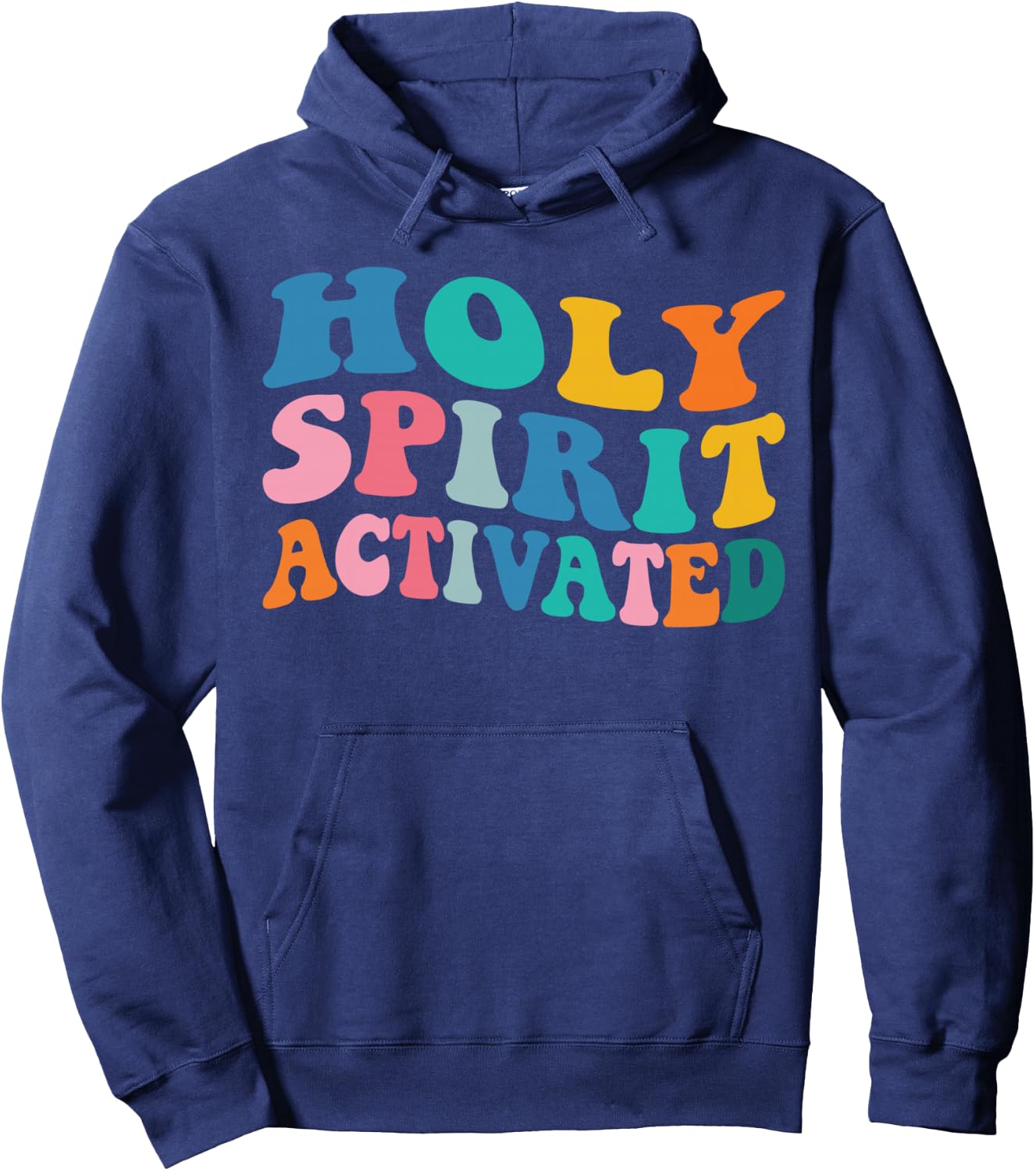 Holy Spirit Activated Funny Trendy Bible Verse Hoodie - Hoodie | Navy