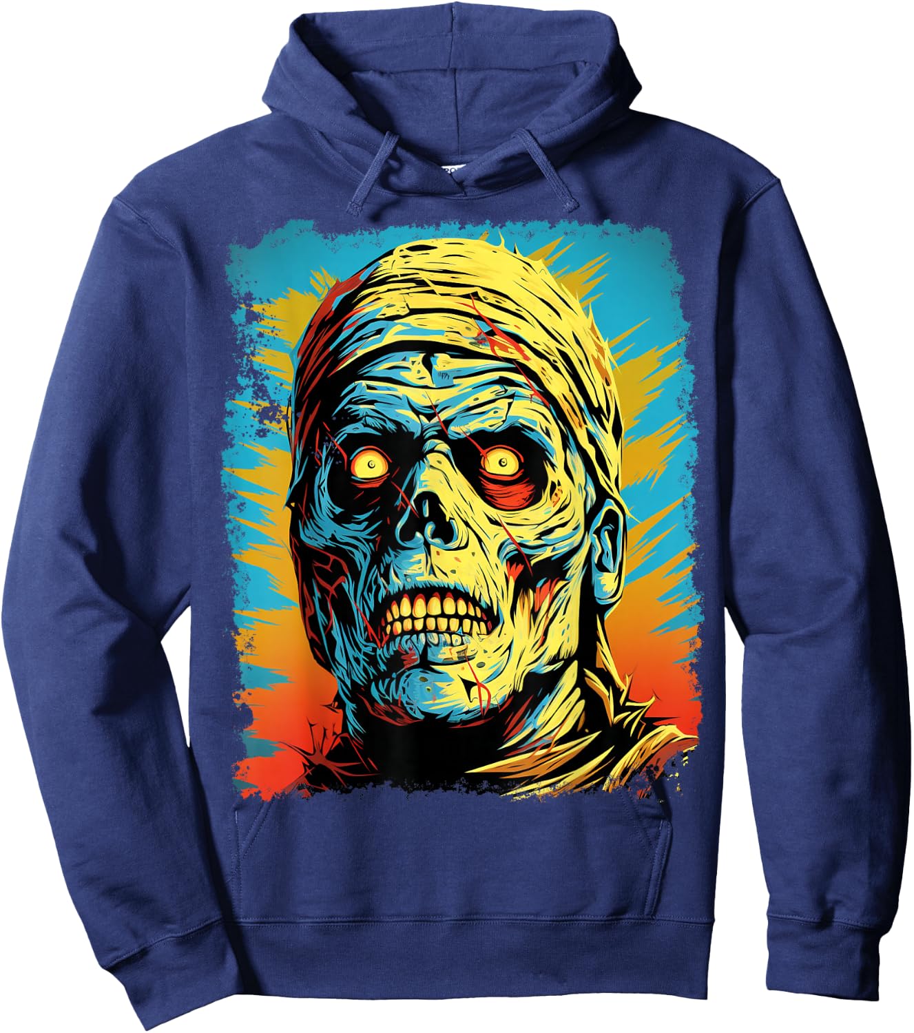 Scary Mummy Hoodie - Hoodie | Navy
