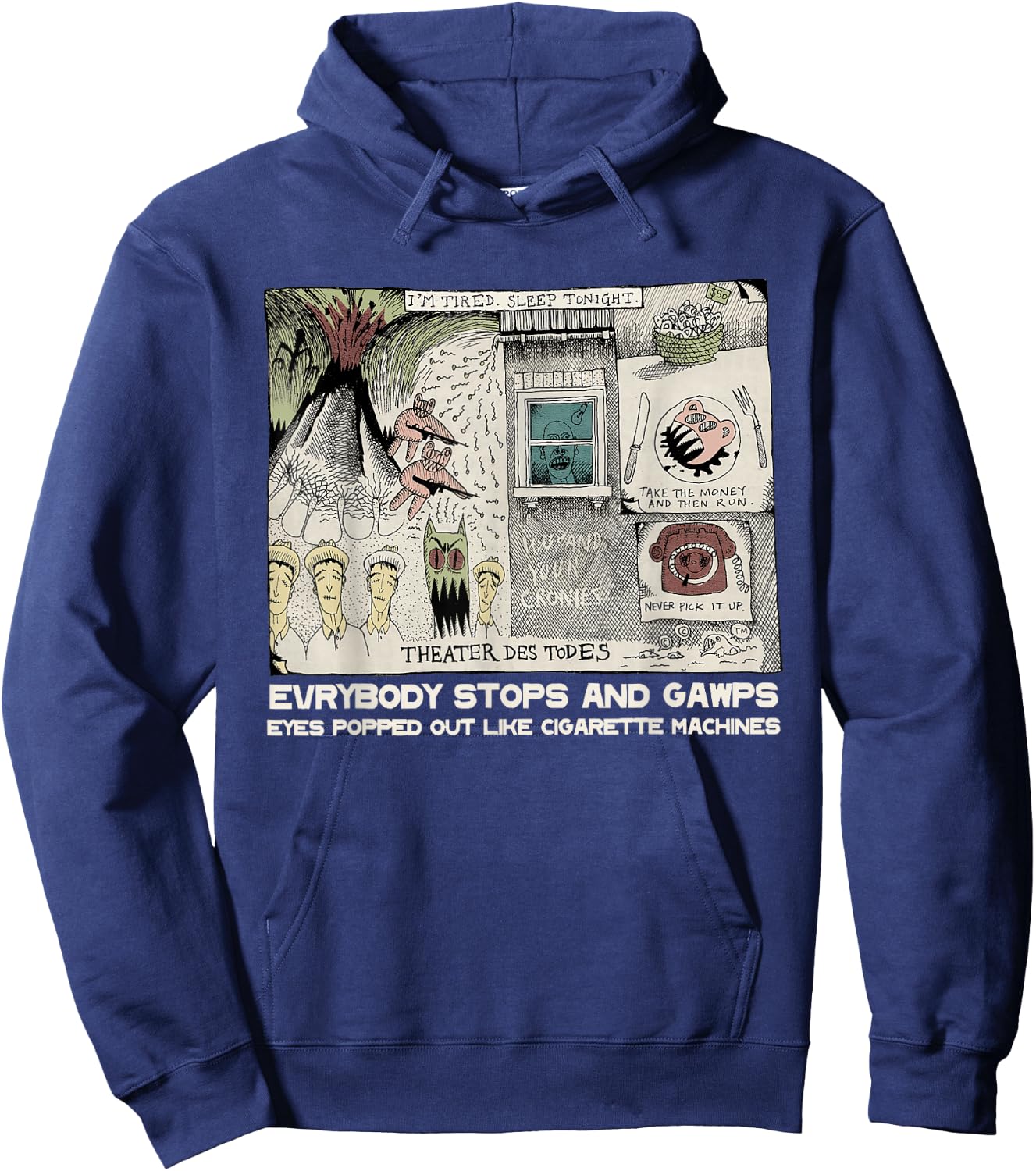 Classic Radio Music Rock 80s 90s Vintage Retro Radiomusic Hoodie - Hoodie | Navy