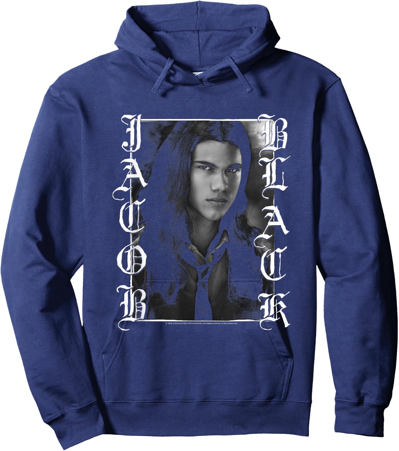 Twilight Jacob Black Gothic Frame Moody Portrait Movie Hoodie - Hoodie | Navy