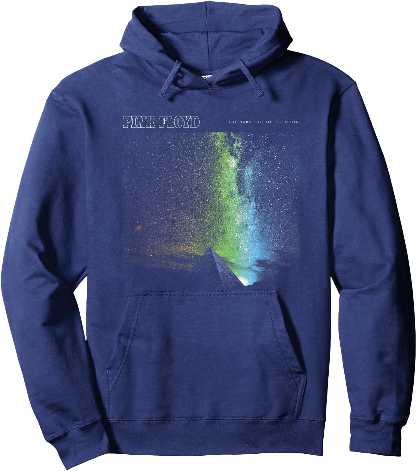 Pink Floyd The Dark Side of the Moon Pyramid with Prism Sky Hoodie - Hoodie | Navy