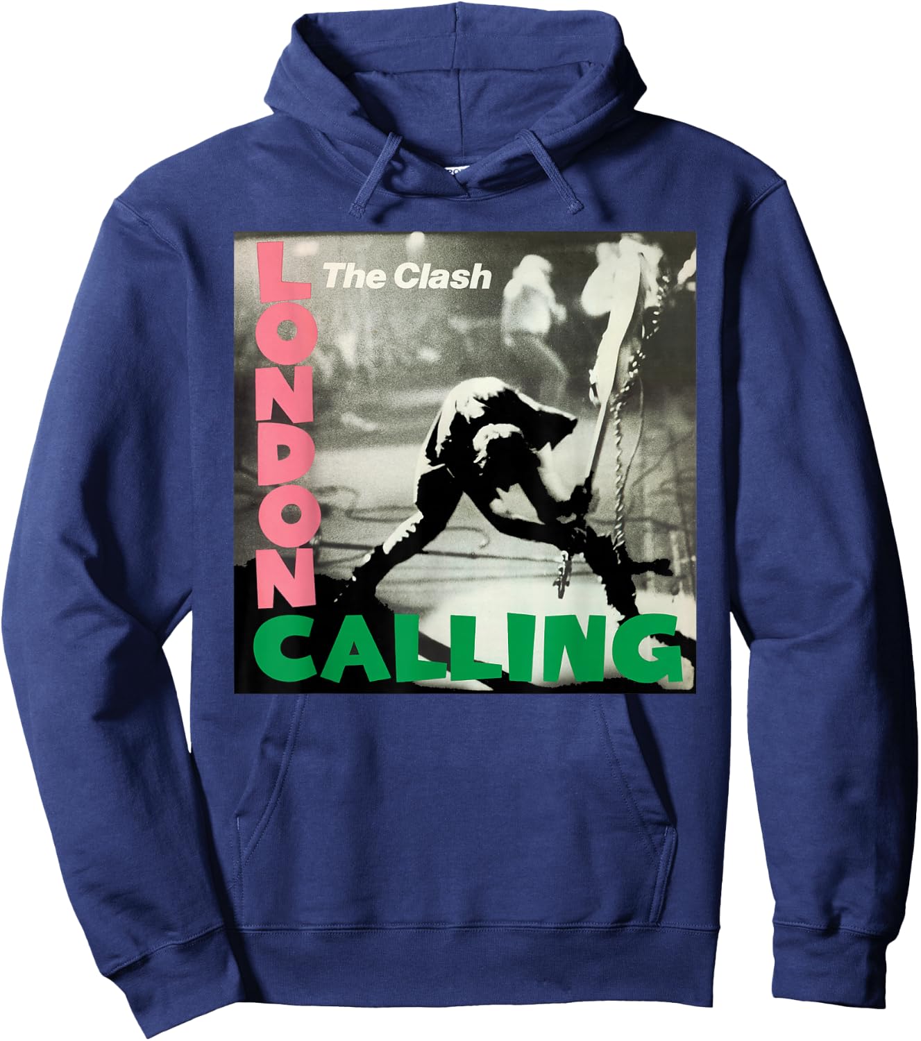 The Clash - London Calling Hoodie - Hoodie | Navy
