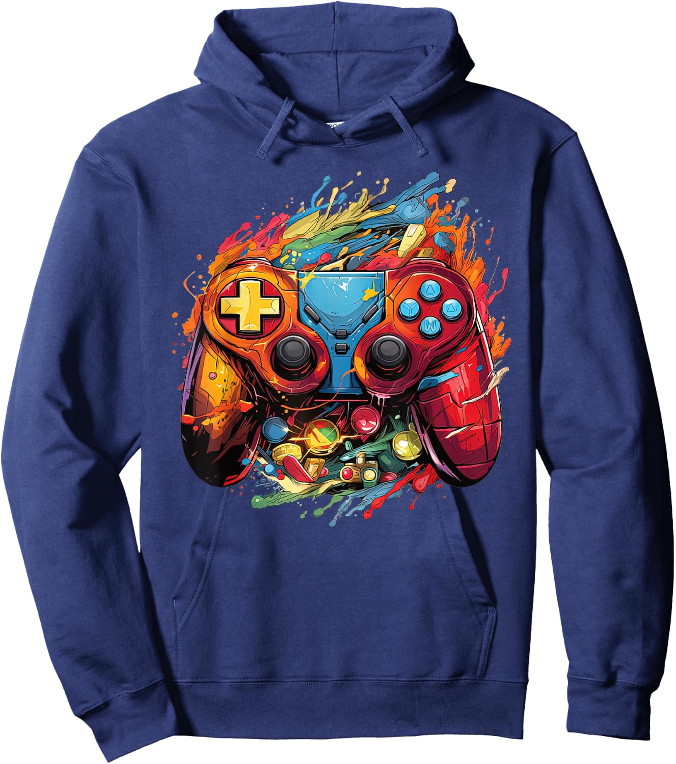 Gamer Aesthetic Graphic Gaming Video Games Boys Teens Kids Hoodie - Hoodie | Navy