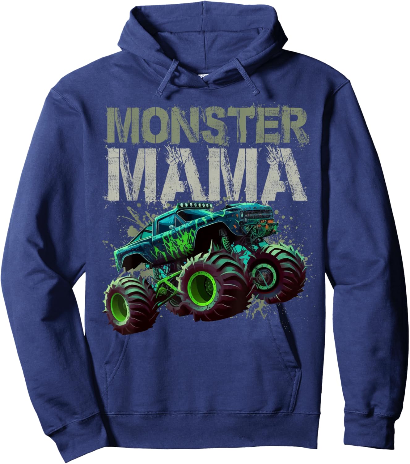 Monster Truck Mama Family Matching Monster Truck Lovers Hoodie - Hoodie | Navy