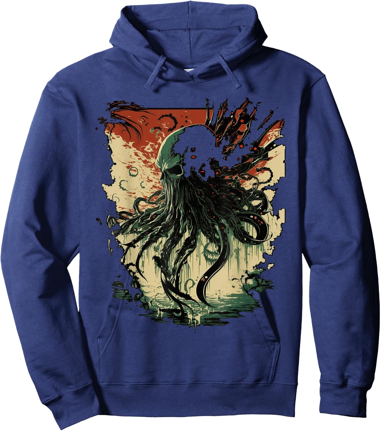 Cthulhu Lovecraft | Horror Cthulhu Myth | Entity of Cthulhu Hoodie - Hoodie | Navy