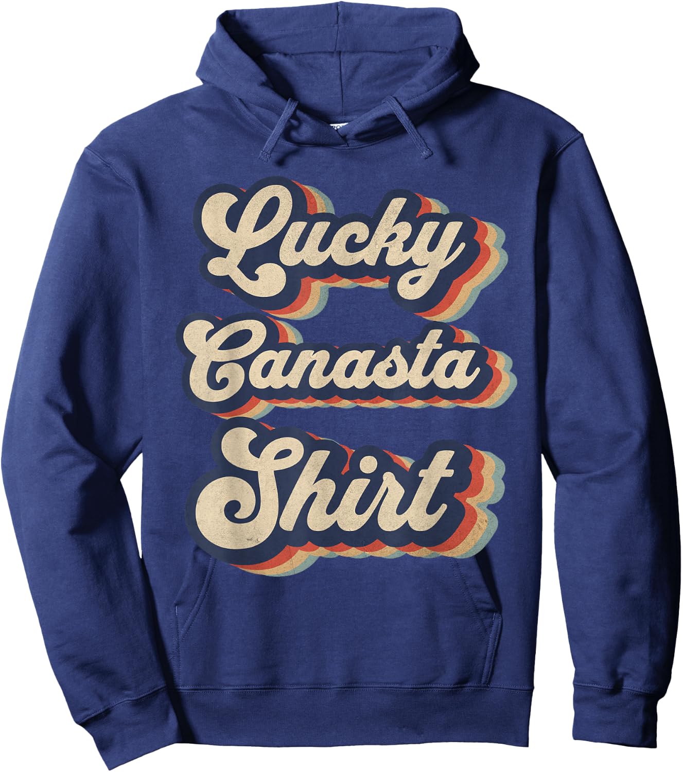 Never Underestimate A Grandpa Who Plays Canasta Game Hoodie - Hoodie | Navy
