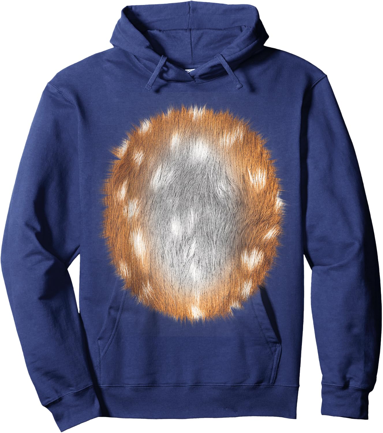 Deer In Headlights Animal Halloween DIY Costume Funny Hoodie - Hoodie | Navy