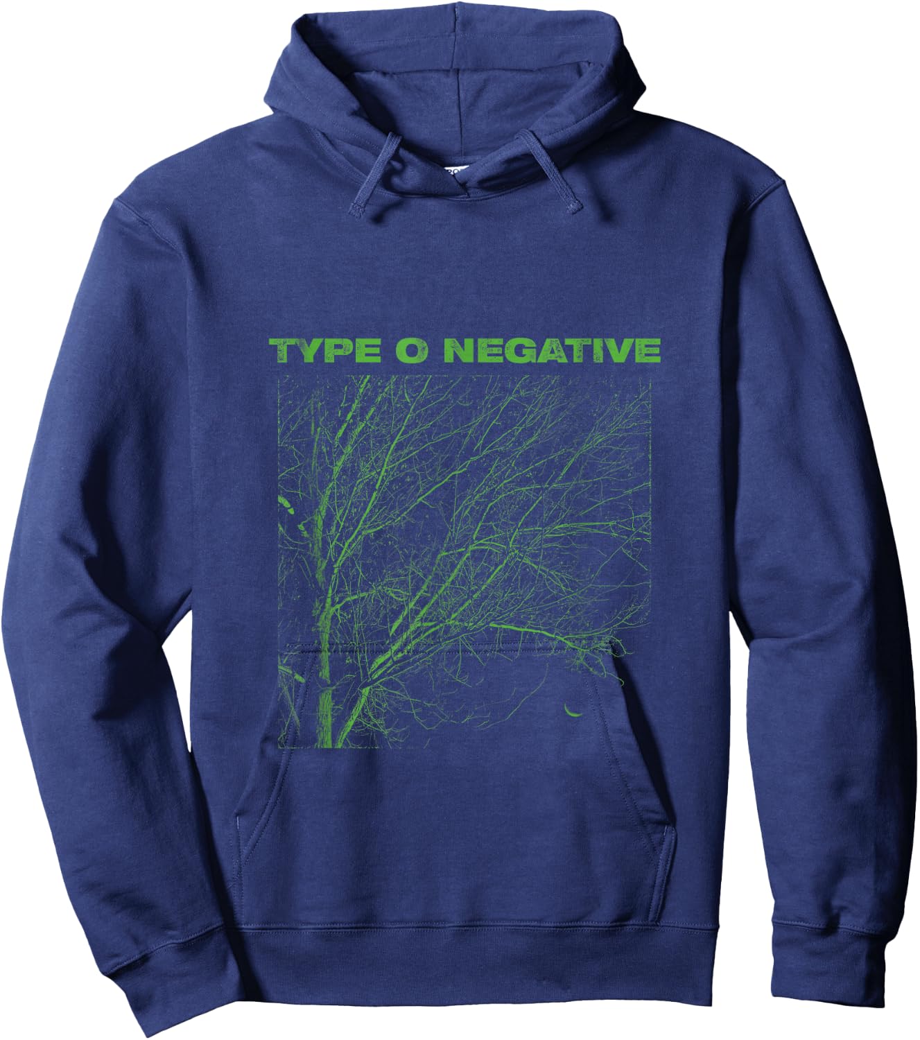Type O Negative Tree Black Hoodie - Hoodie | Navy