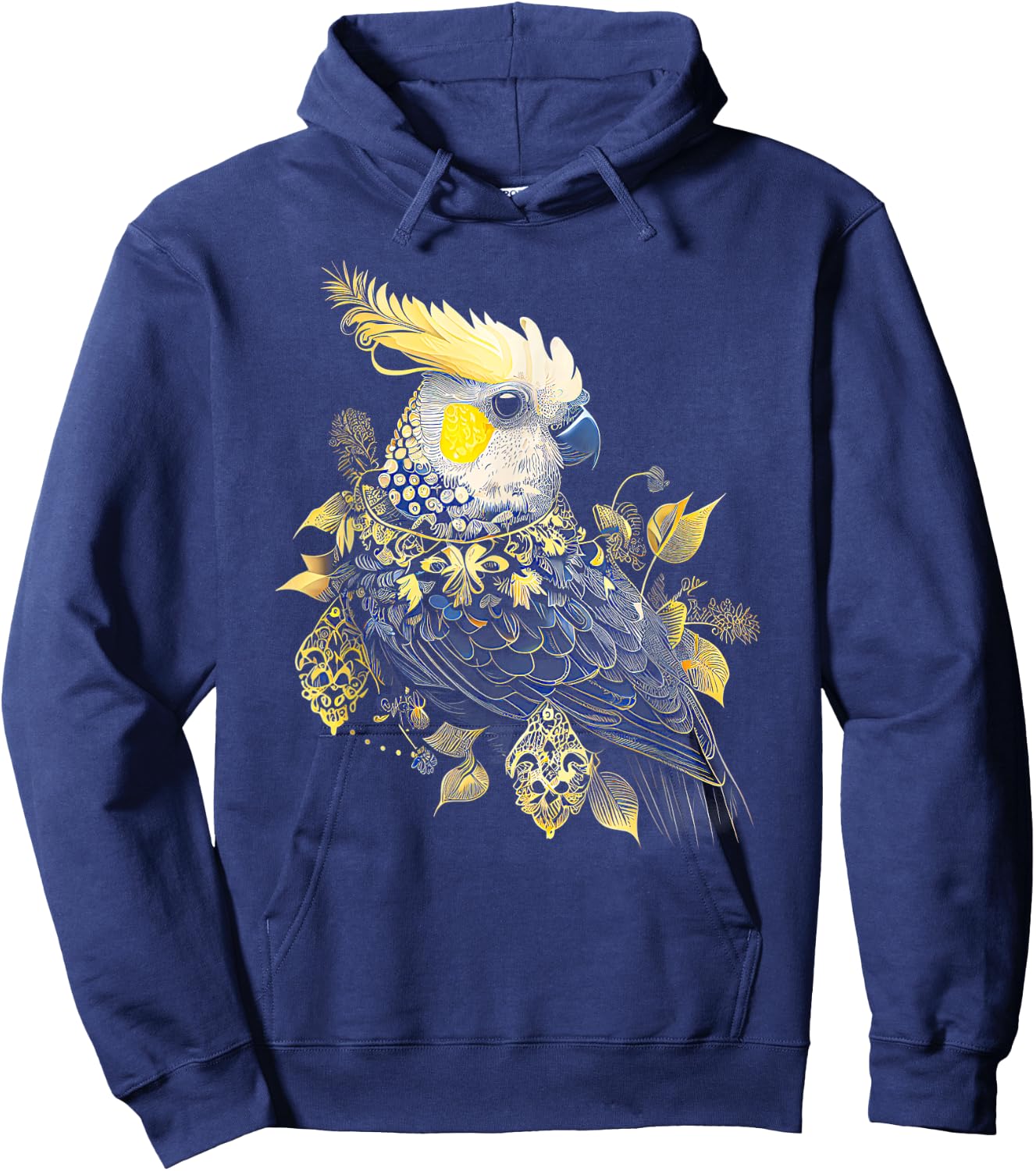Love Cockatiel Women Parrot for pet Bird Lovers Cockatiel Hoodie - Hoodie | Navy