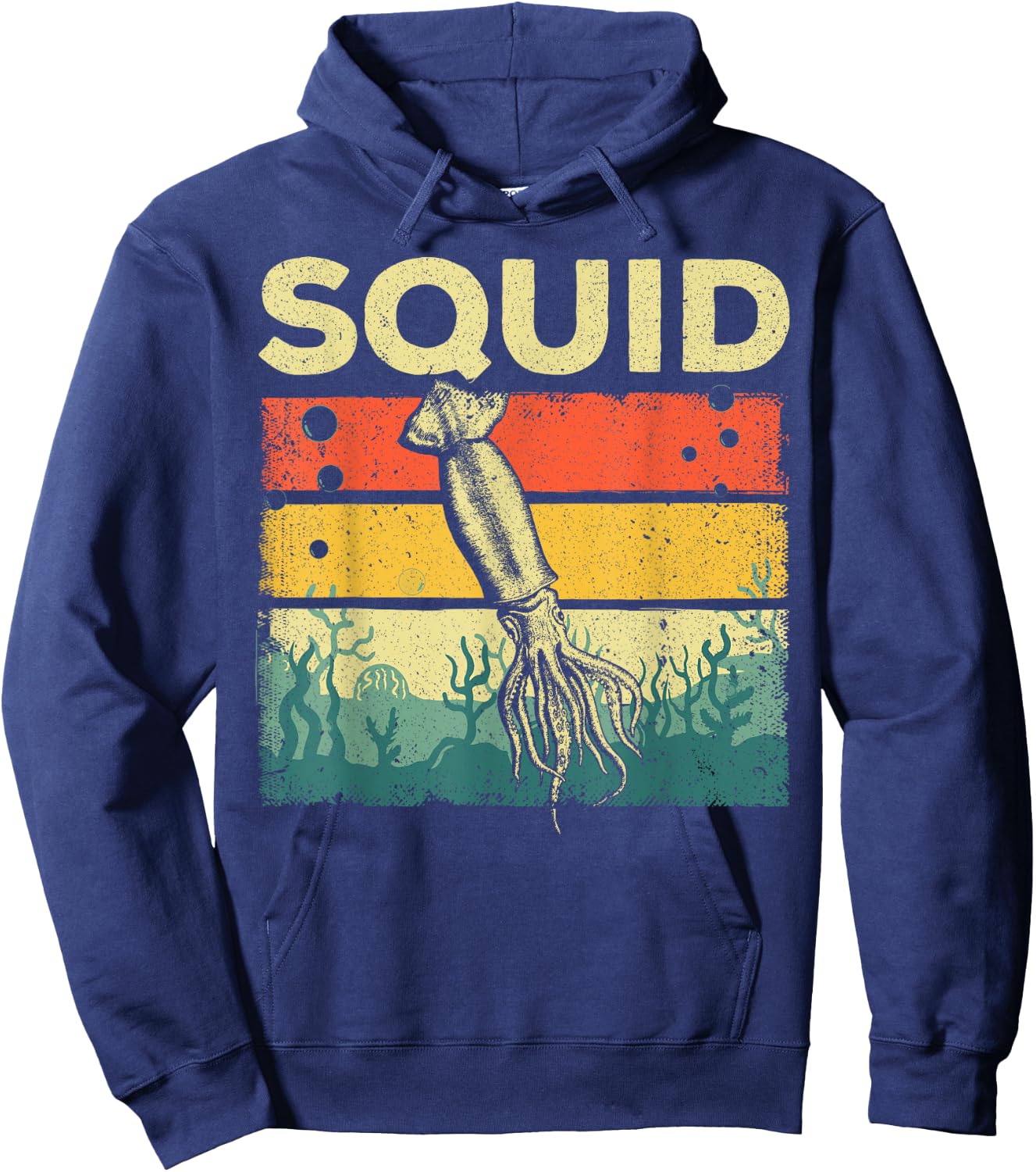Cool Squid Women Biologist Sea Animal Fish Lover Hoodie - Hoodie | Navy