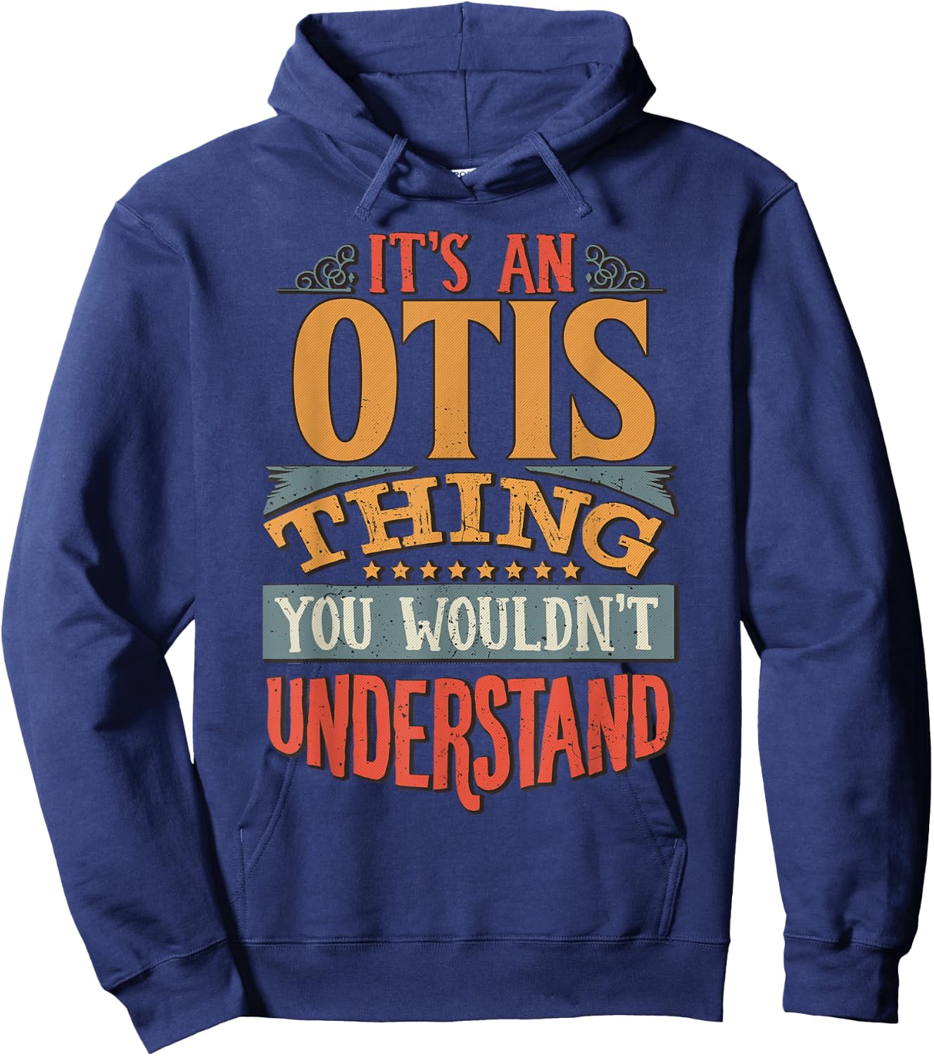 Otis Name Hoodie - Hoodie | Navy