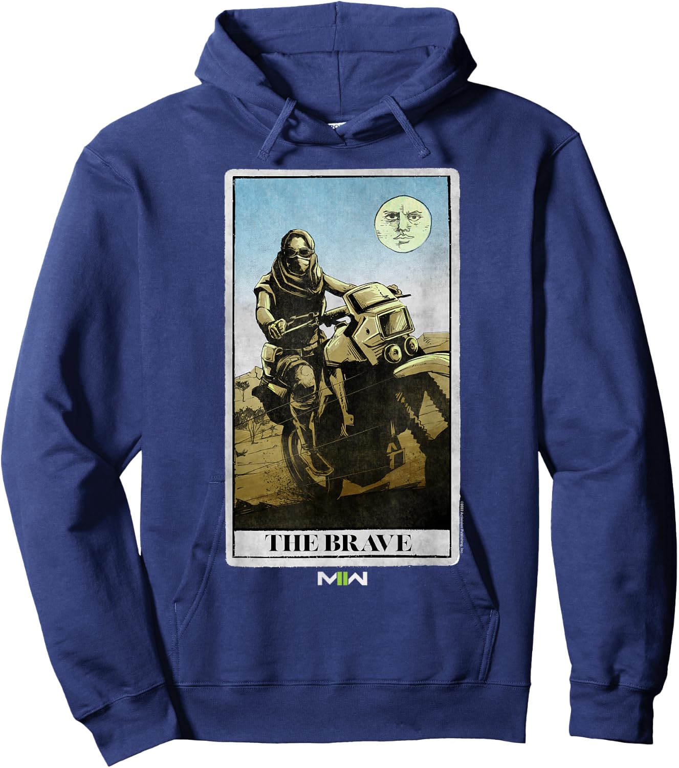 Call of Duty: Modern Warfare 2 The Brave Desert Bike Card Hoodie - Hoodie | Navy