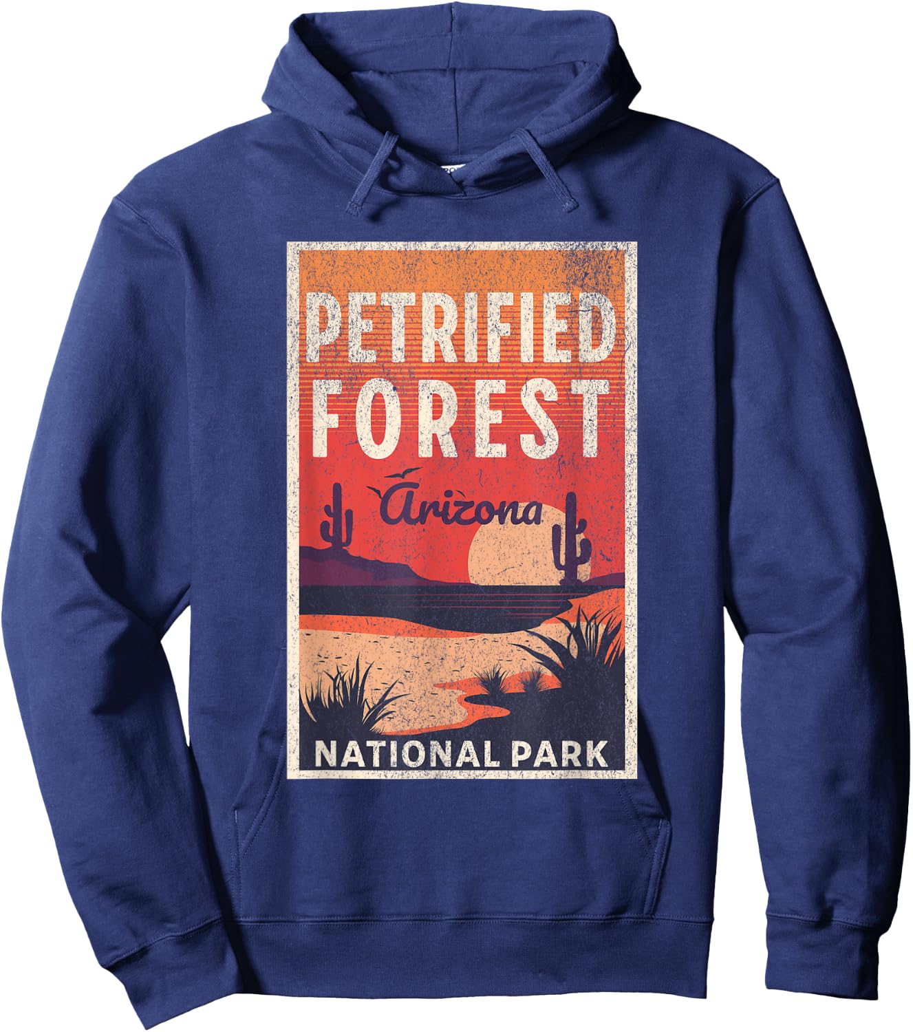 Petrified Forest National Park Hoodie - Hoodie | Navy