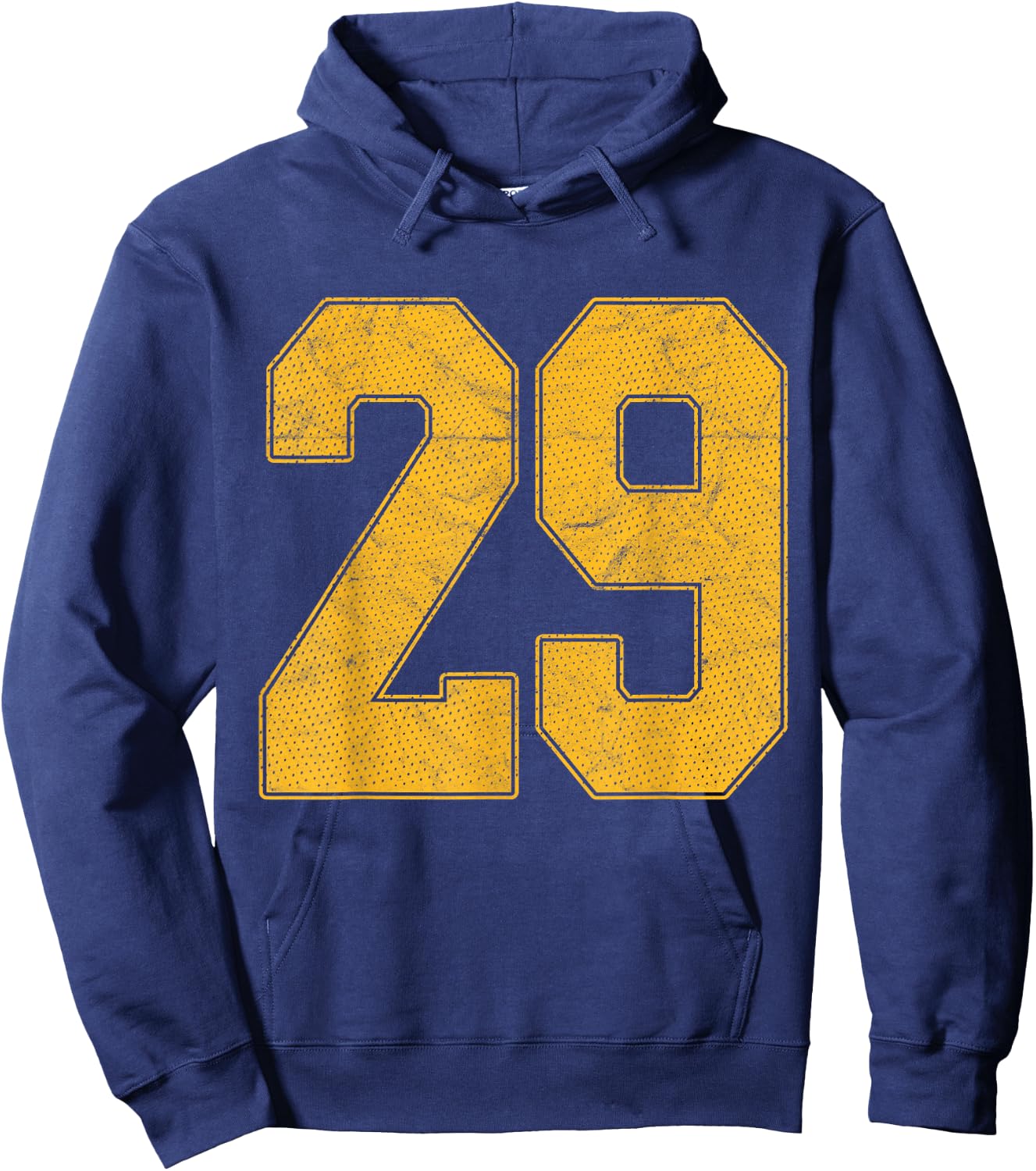 Number 29 Numbered Uniform Sports Team Jersey 29th Birthday Hoodie - Hoodie | Navy