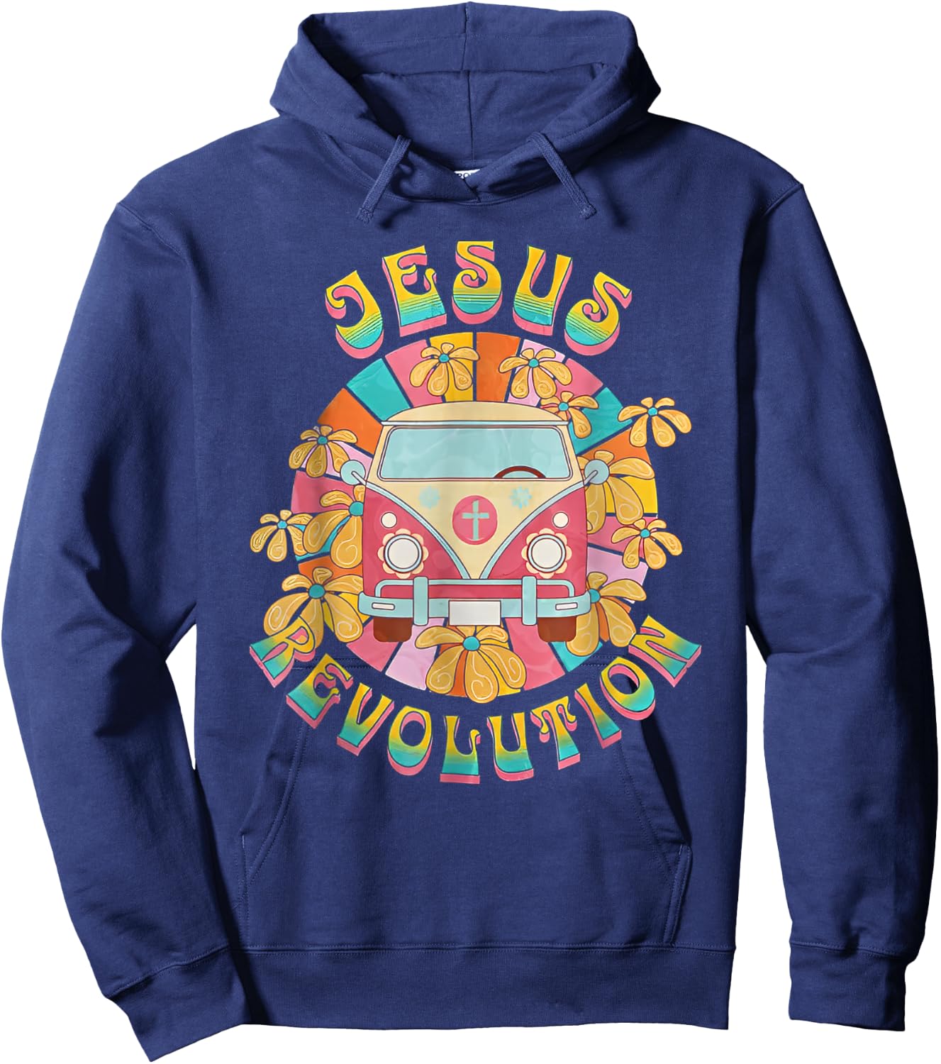 Jesus Revolution christian easter day religious Hoodie - Hoodie | Navy