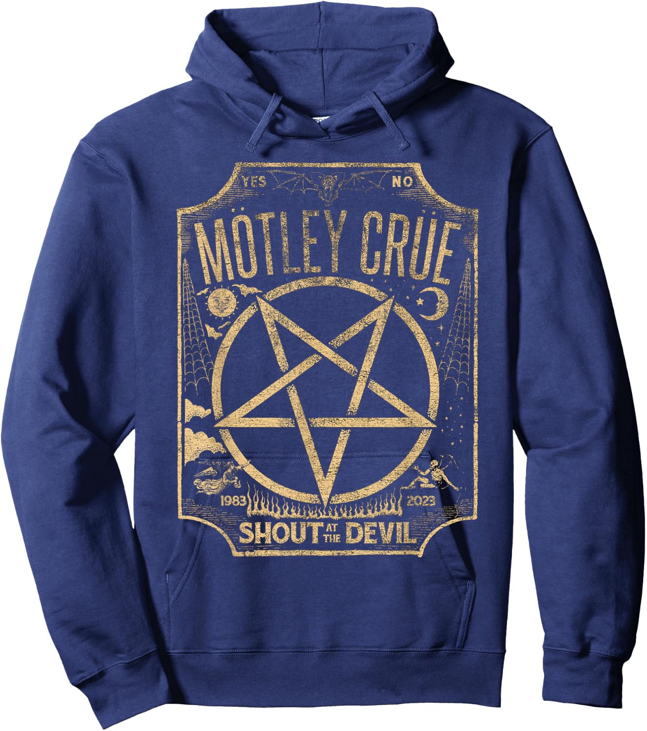 Mötley Crüe – Ouiji Devil Hoodie - Hoodie | Navy