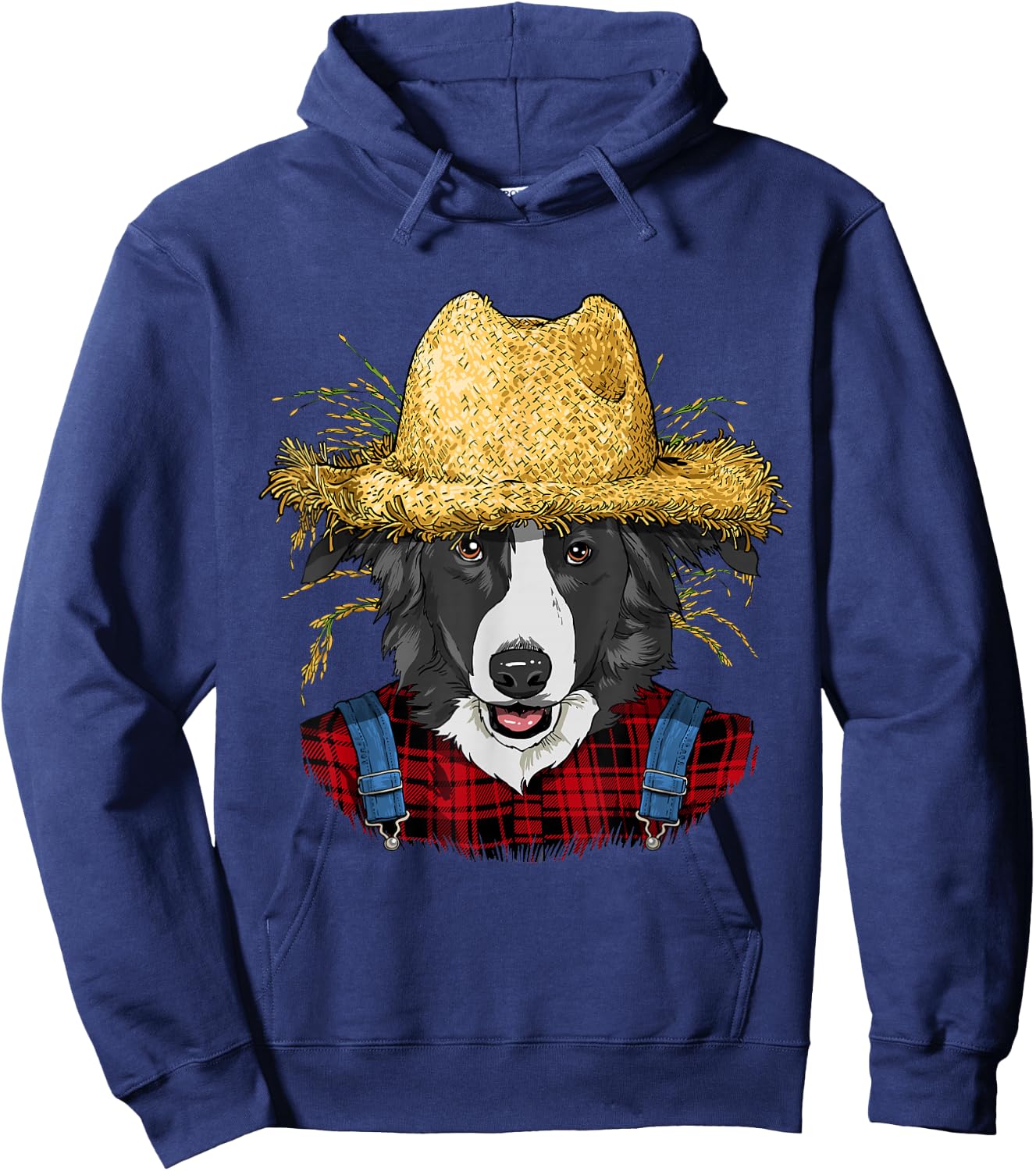 Border Collie Farmer Border Collie Dog Lover Hoodie - Hoodie | Navy