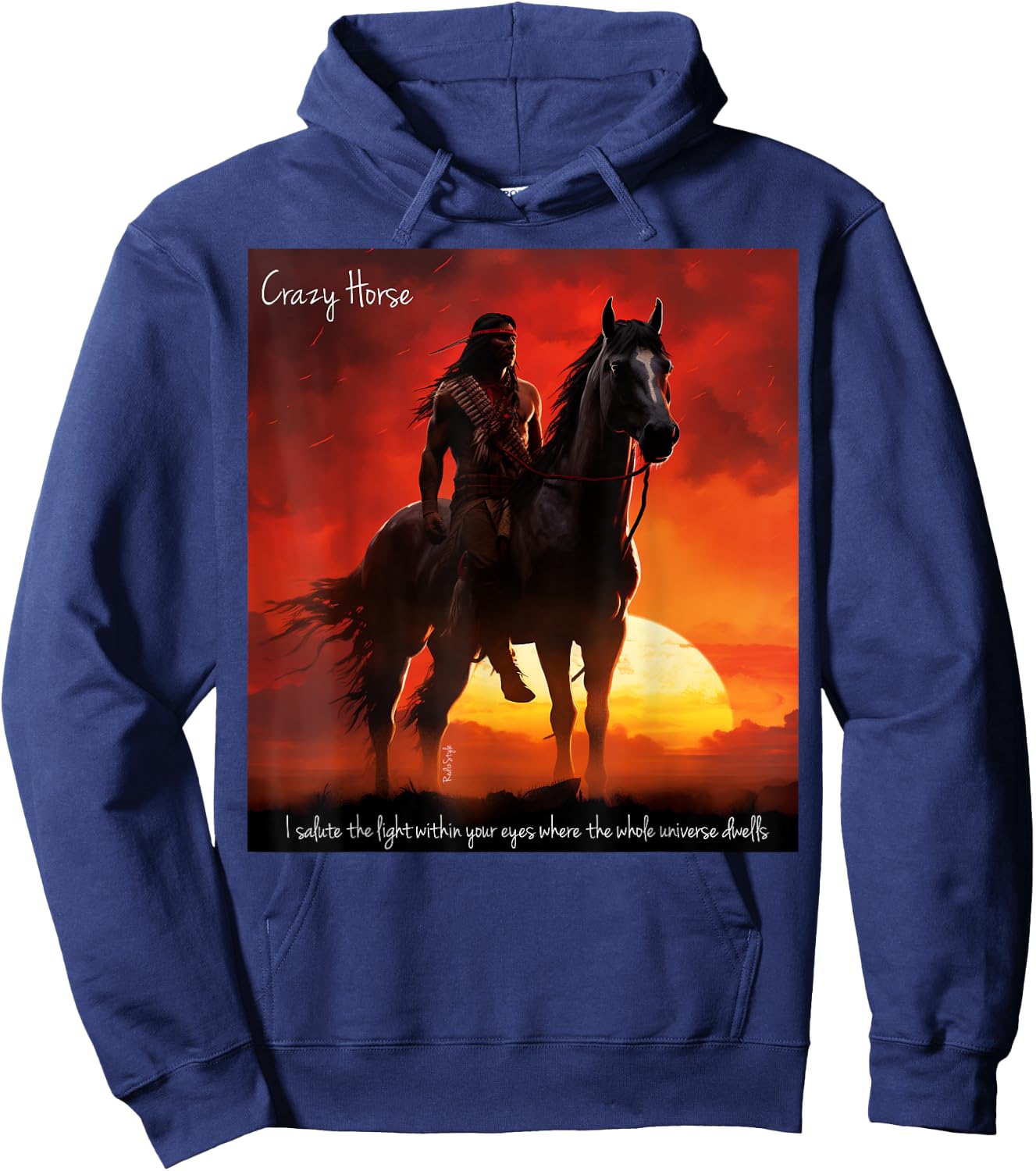 Crazy Horse Hoodie - Hoodie | Navy