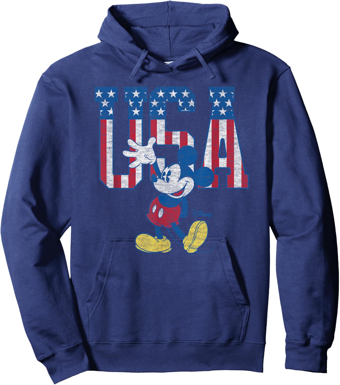 Disney - Mickey USA Banner Hoodie - Hoodie | Navy