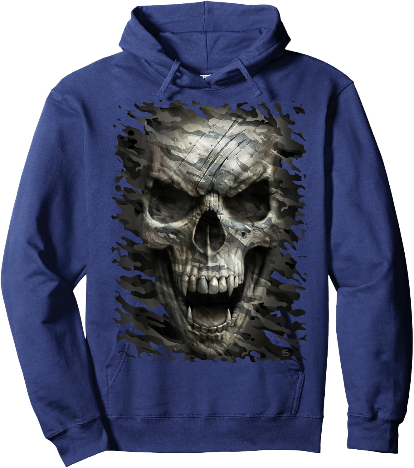 Spiral Original - Camo Reaper - Gothic Reaper Hoodie - Hoodie | Navy