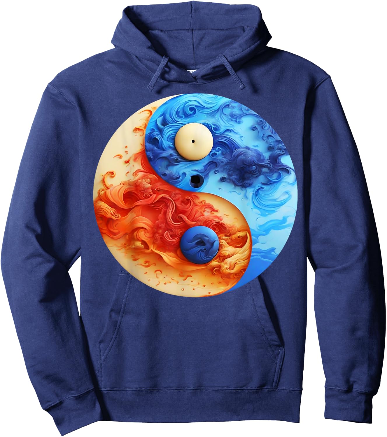 Yin Yang Hoodie - Hoodie | Navy