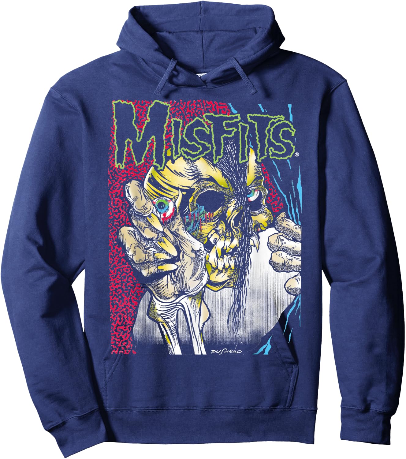 Misfits – Die Die Artwork Hoodie - Hoodie | Navy
