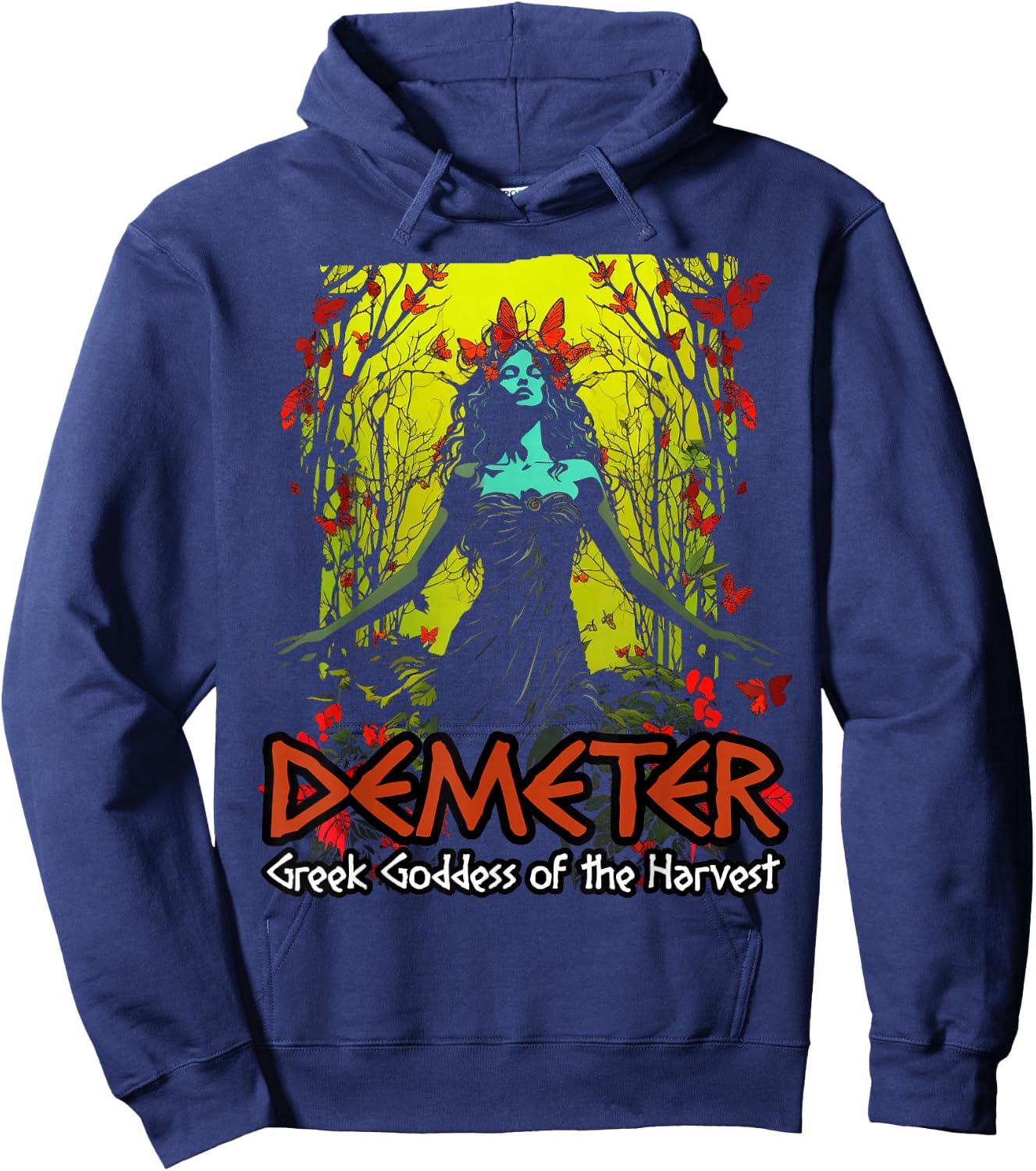 Greek Goddess Greek Mythology Demeter Hoodie - Hoodie | Navy