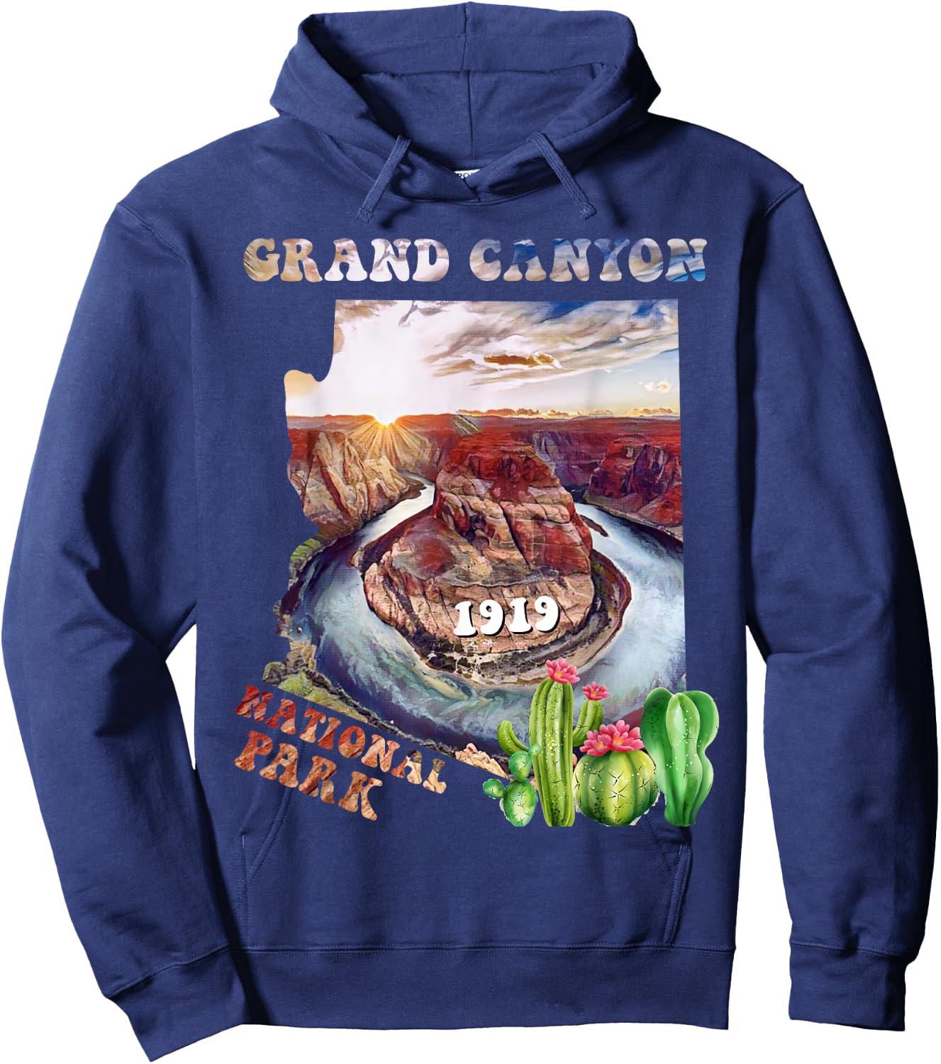 Grand Canyon National Park Hoodie - Hoodie | Navy