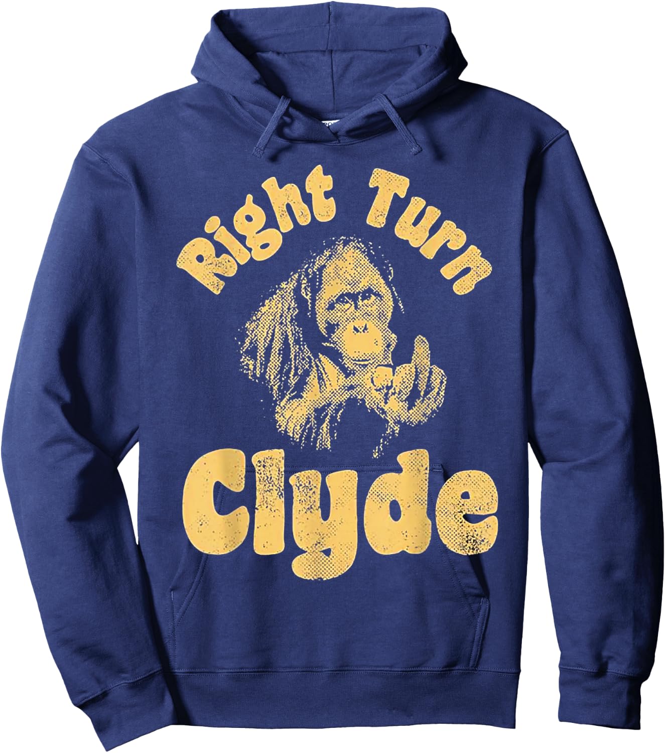 Right Turn Clyde Hoodie - Hoodie | Navy