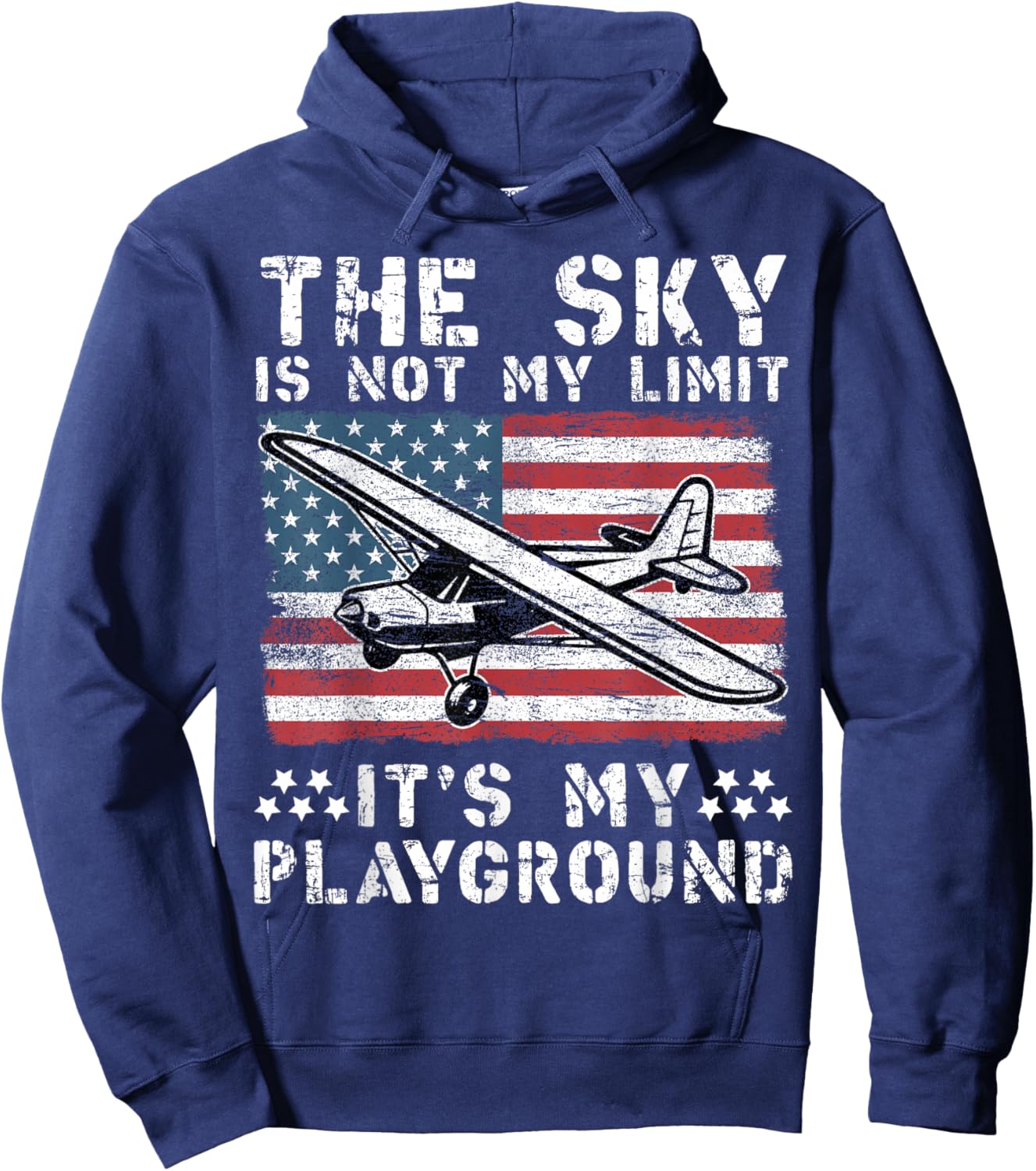 The Sky is Not My Limit It's My Playground Hoodie - Hoodie | Navy
