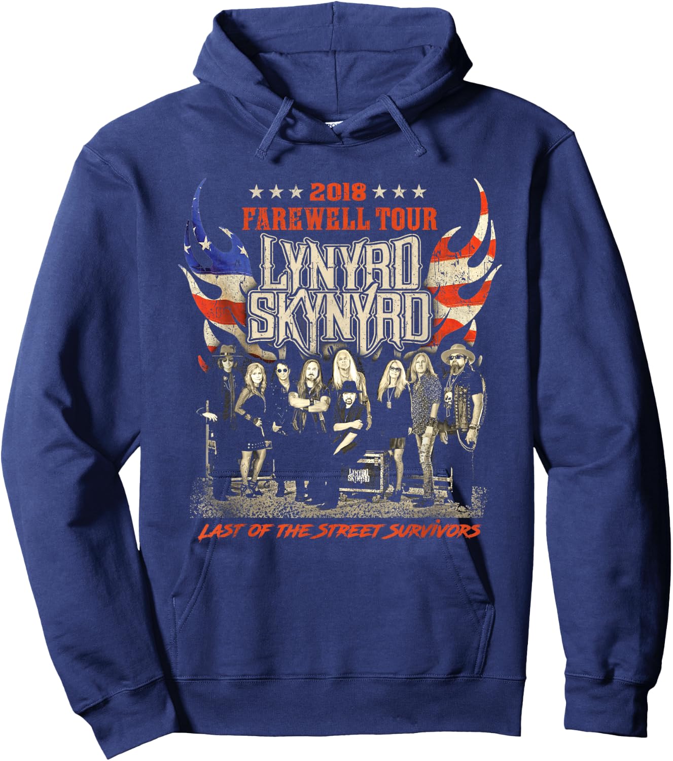 Lynyrd Skynyrd - Farewell Tour 2018 Last Of Street Survivors Hoodie - Hoodie | Navy