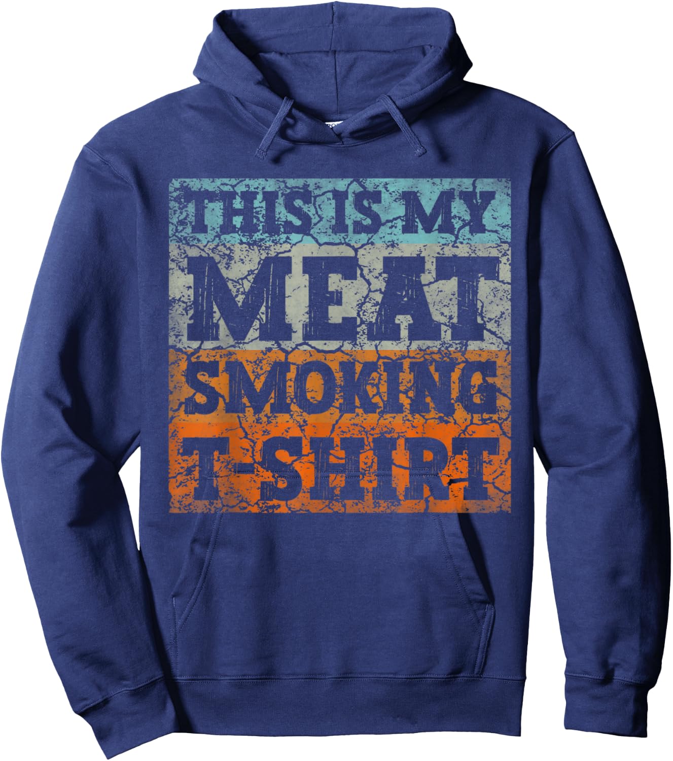 This Is My Meat Smoking Shirt Smoker BBQ Grilling Gift Hoodie - Hoodie | Navy