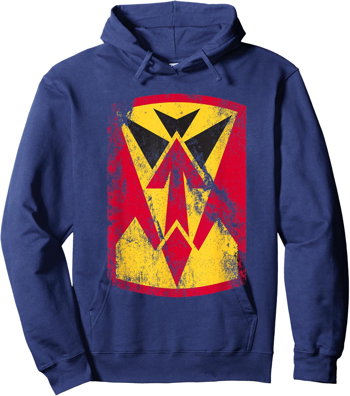 35th Air Defense Artillery Brigade Patch - 35th ADA Vintage Hoodie - Hoodie | Navy
