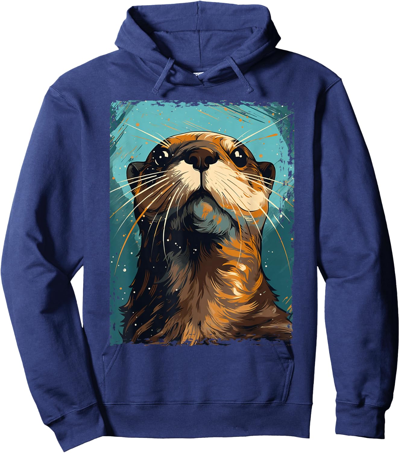 River Otter t Shirt for Boys & Girls Cute Otter Animal Funny Hoodie - Hoodie | Navy