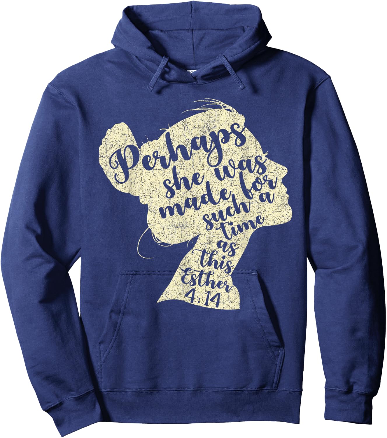 Perhaps She Was Made For Such A Time As This Esther Hoodie - Hoodie | Navy