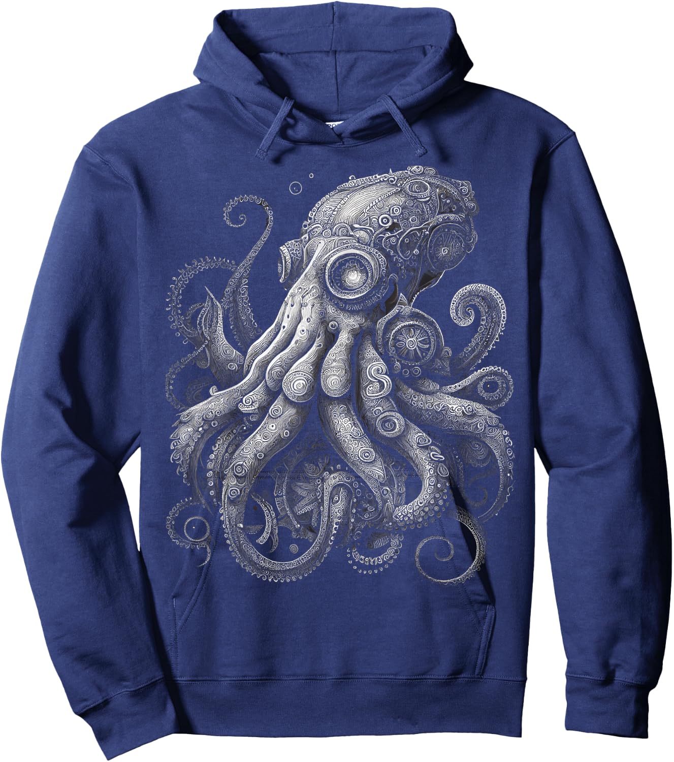 Octopus Tentacle Sea Creature Ocean Marine Biology Design Hoodie - Hoodie | Navy