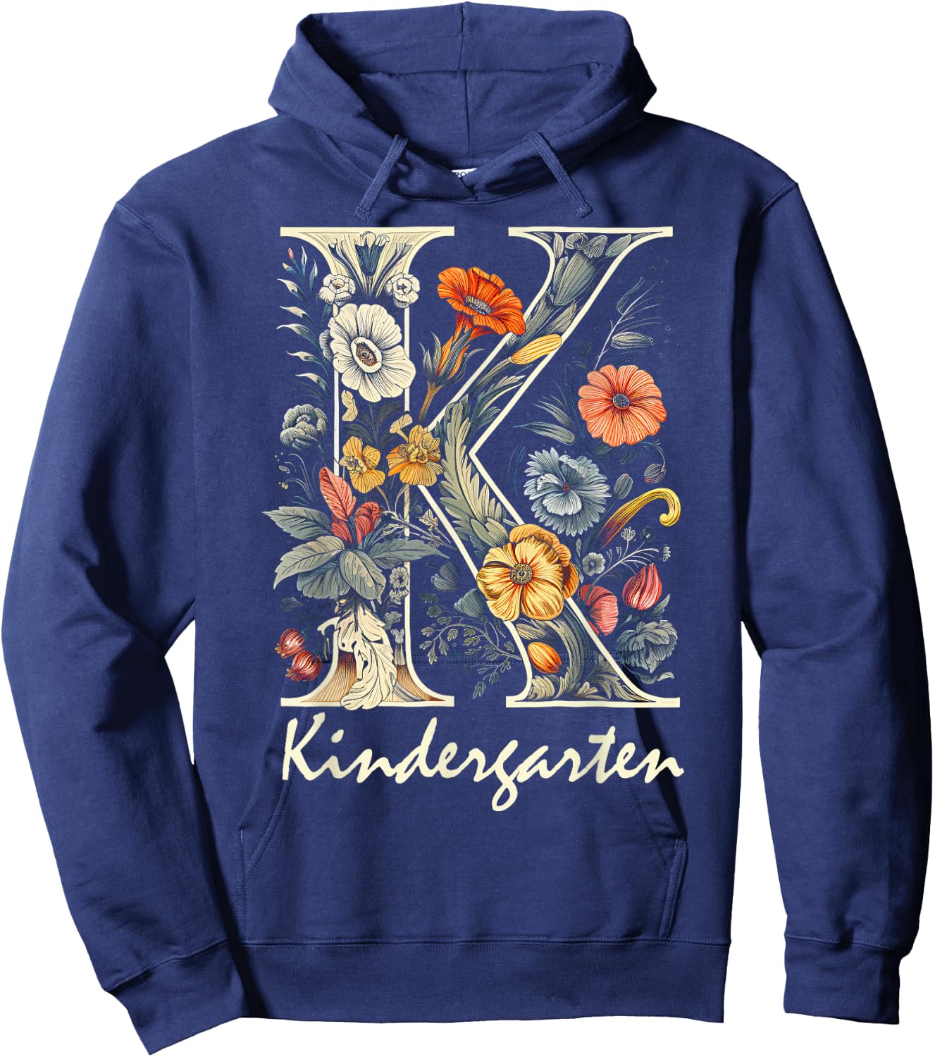 Kindergarten Teacher First Day of School Back to School Kids Hoodie - Hoodie | Navy