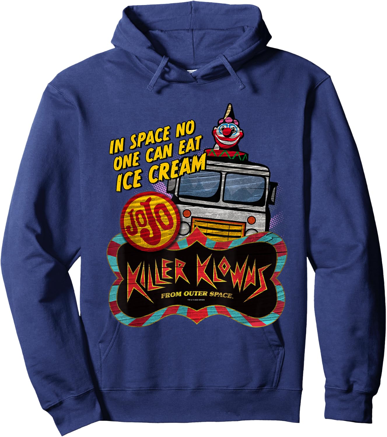 Killer Klowns from Outer Space Jojo Ice Cream Truck Hoodie - Hoodie | Navy