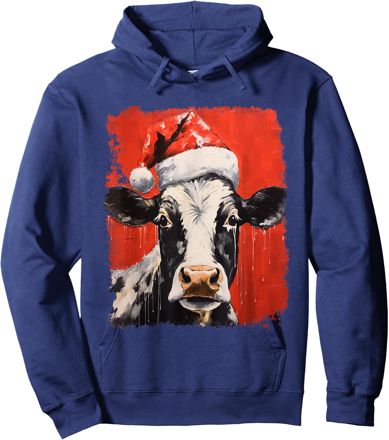 Farm Animals Christmas Hoodie - Hoodie | Navy