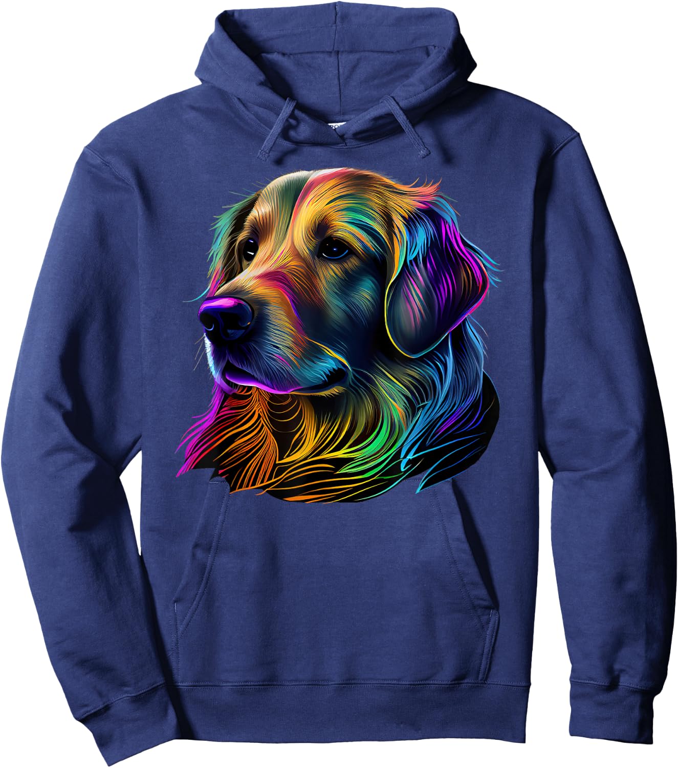 Golden Retriever Pop Art Golden Retriever Lovers Hoodie - Hoodie | Navy