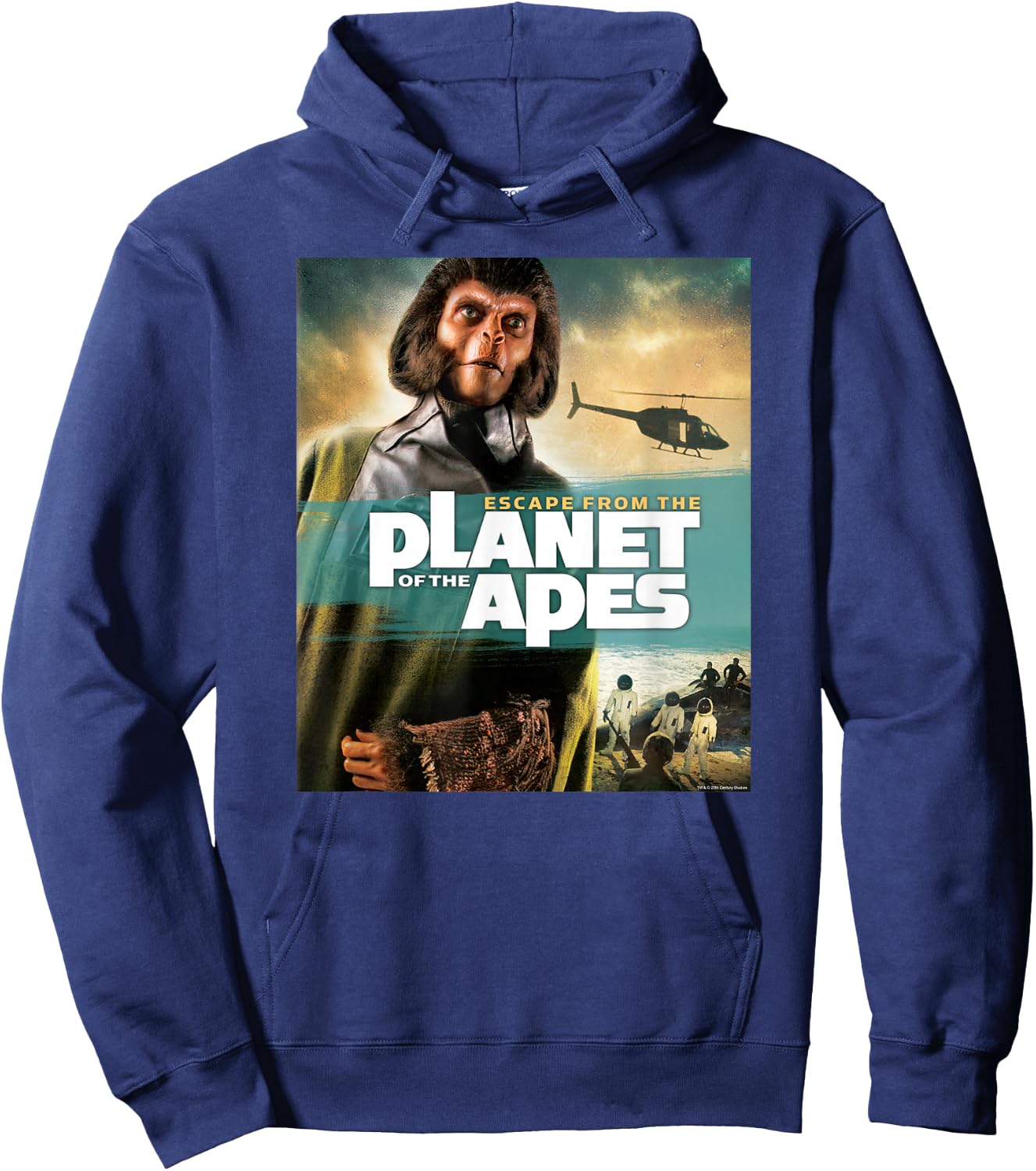Escape from the Planet of the Apes 1971 Dr Zira Movie Poster Hoodie - Hoodie | Navy