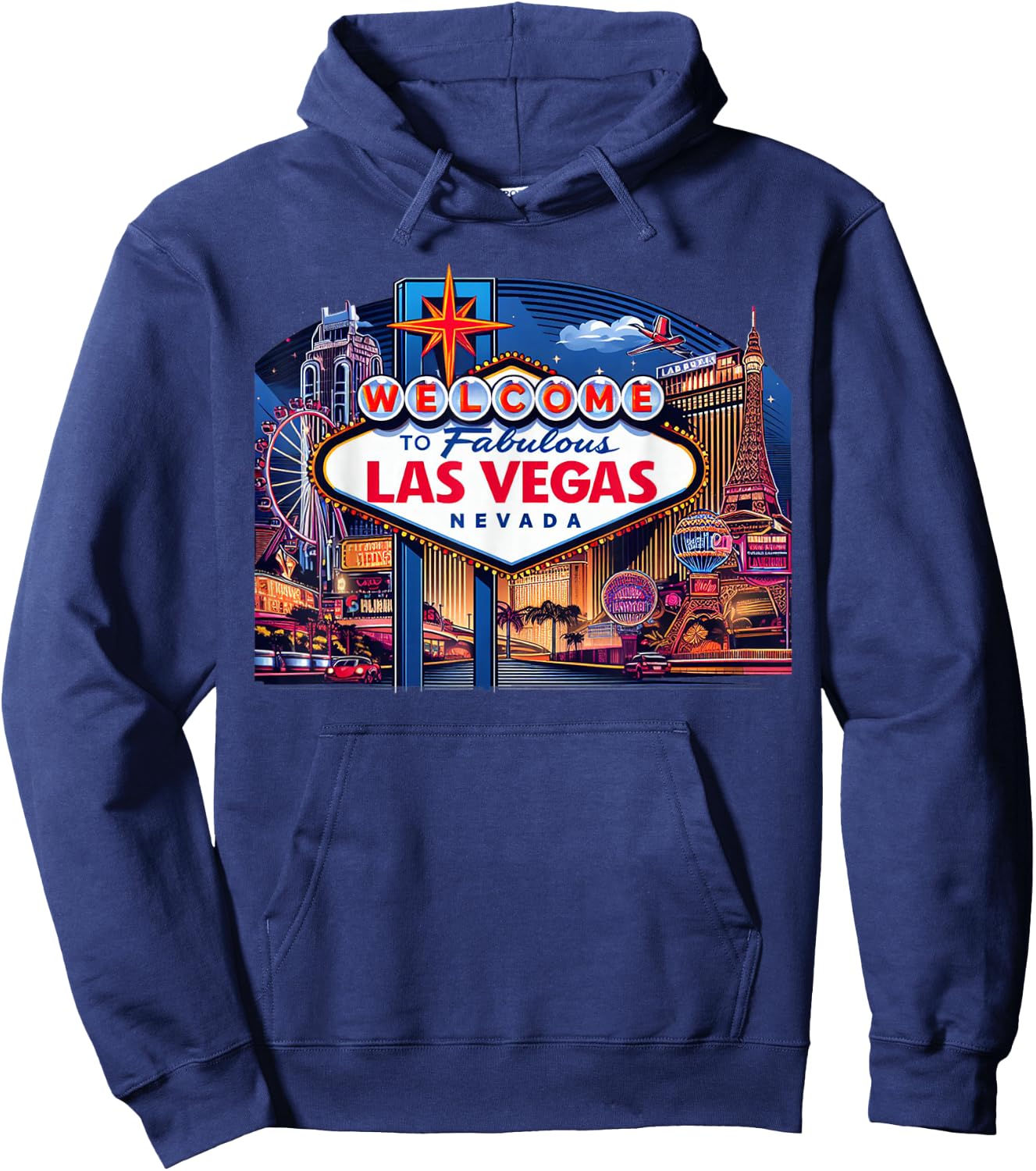 Love LAS VEGAS Baby Shirt for Holidays in Las Vegas Souvenir Hoodie - Hoodie | Navy