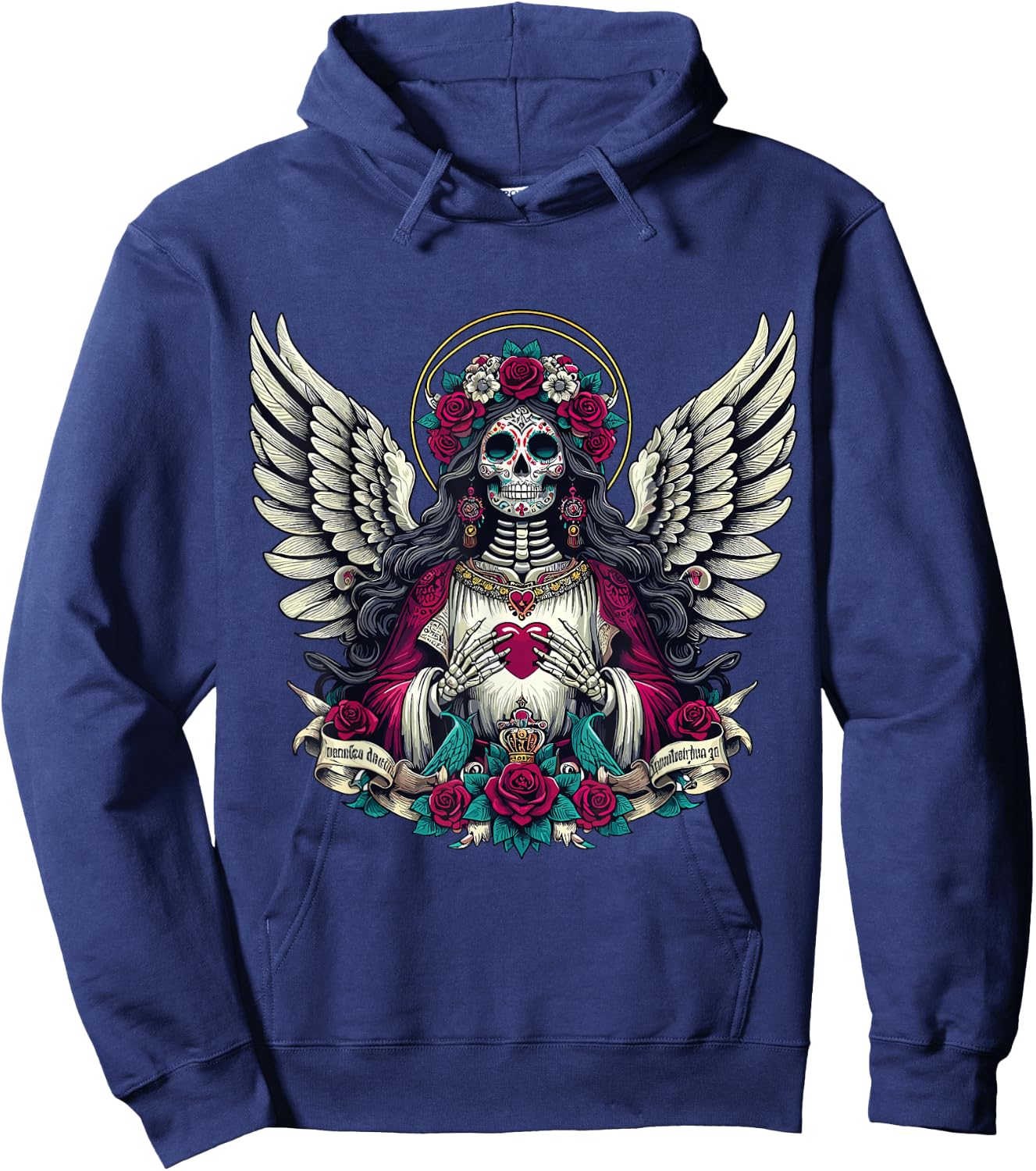 Santa Muerte Hoodie - Hoodie | Navy