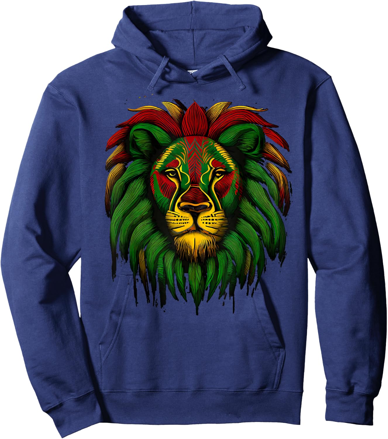 Kids Leo Awesome Lion Zodiac Birthday Sign Reggae Legend Hoodie - Hoodie | Navy